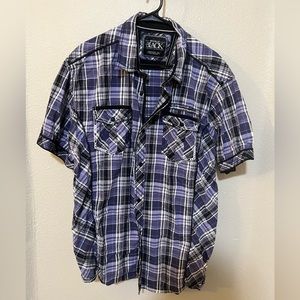 Men’s Buckle short sleeve button down